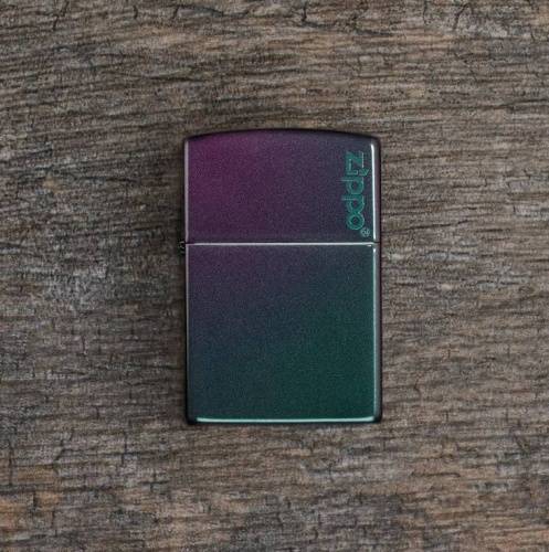 138 ZIPPO ЗажигалкаLogo Classic с покрытием Iridescent фото 3