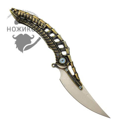 365 Rike knife Alien Gold фото 16