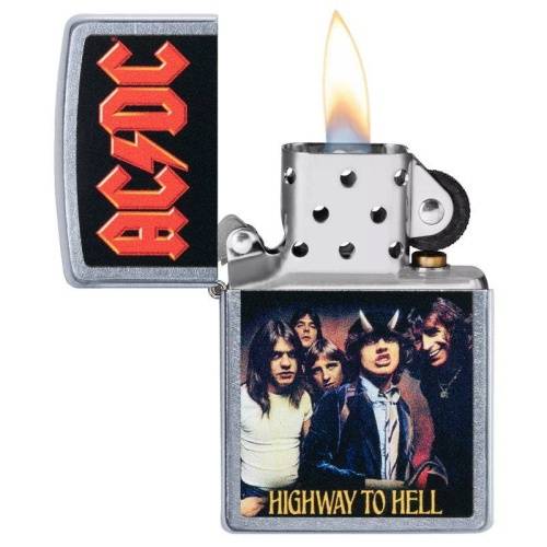 138 ZIPPO Зажигалка ZIPPO AC/DC с покрытием Street Chrome фото 5