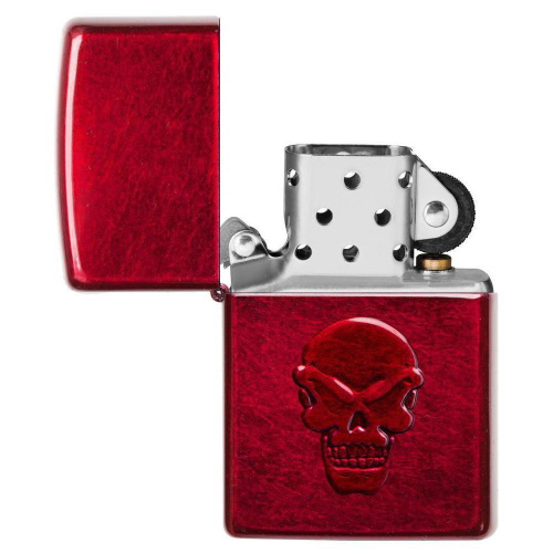 499 ZIPPO Зажигалка ZIPPO Doom с покрытием Candy Apple Red фото 3