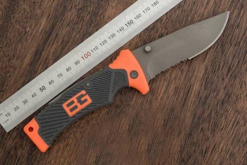 3810 BearGrylls Gerber Bear Grylls Folding Sheath Knife фото 6